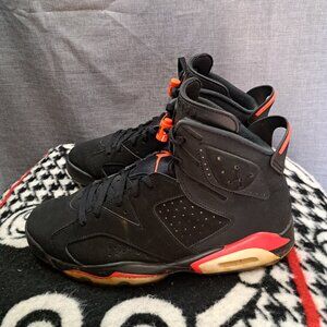 %Size 11 Nike Air Jordan 6 Retro Infrared 2019 384664-060 Men AJ3